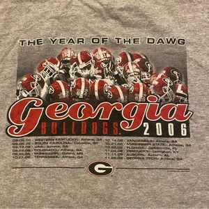 Y2K‎ Georgia Bulldogs Shirt The Year Of The Dawg Adult Size 2XL 2006